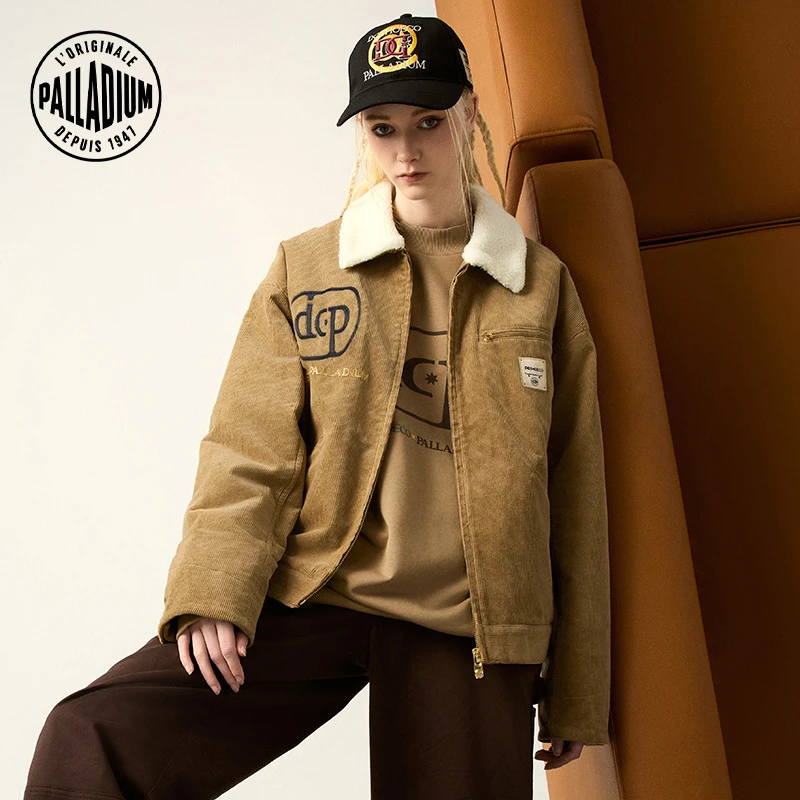 帕拉丁冬季男棉服宽松时尚百搭长袖短棉服1011206