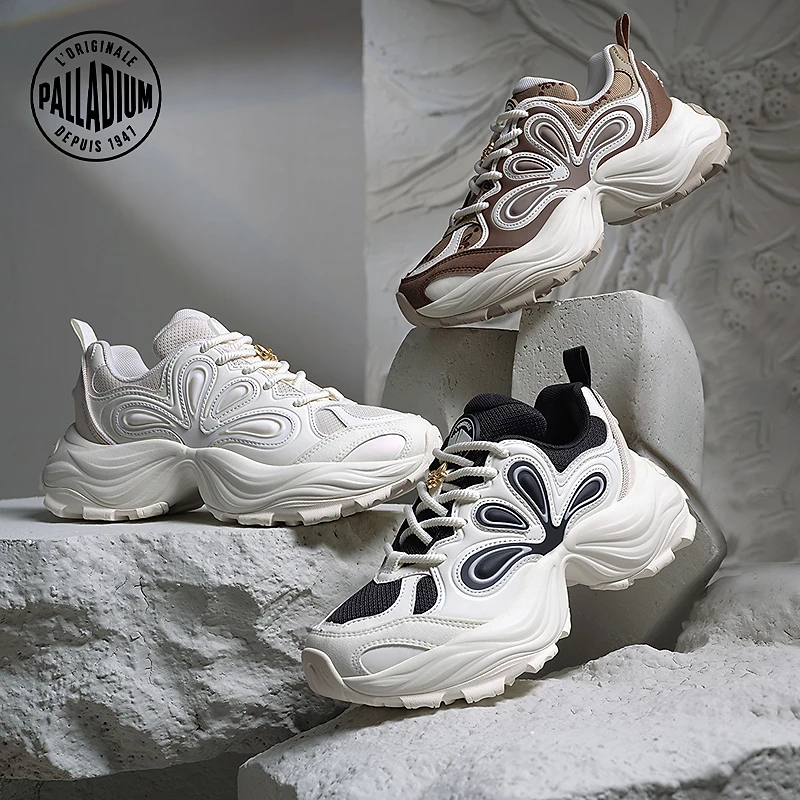 帕拉丁鸢尾花厚底时尚潮鞋低帮潮流老爹鞋99349