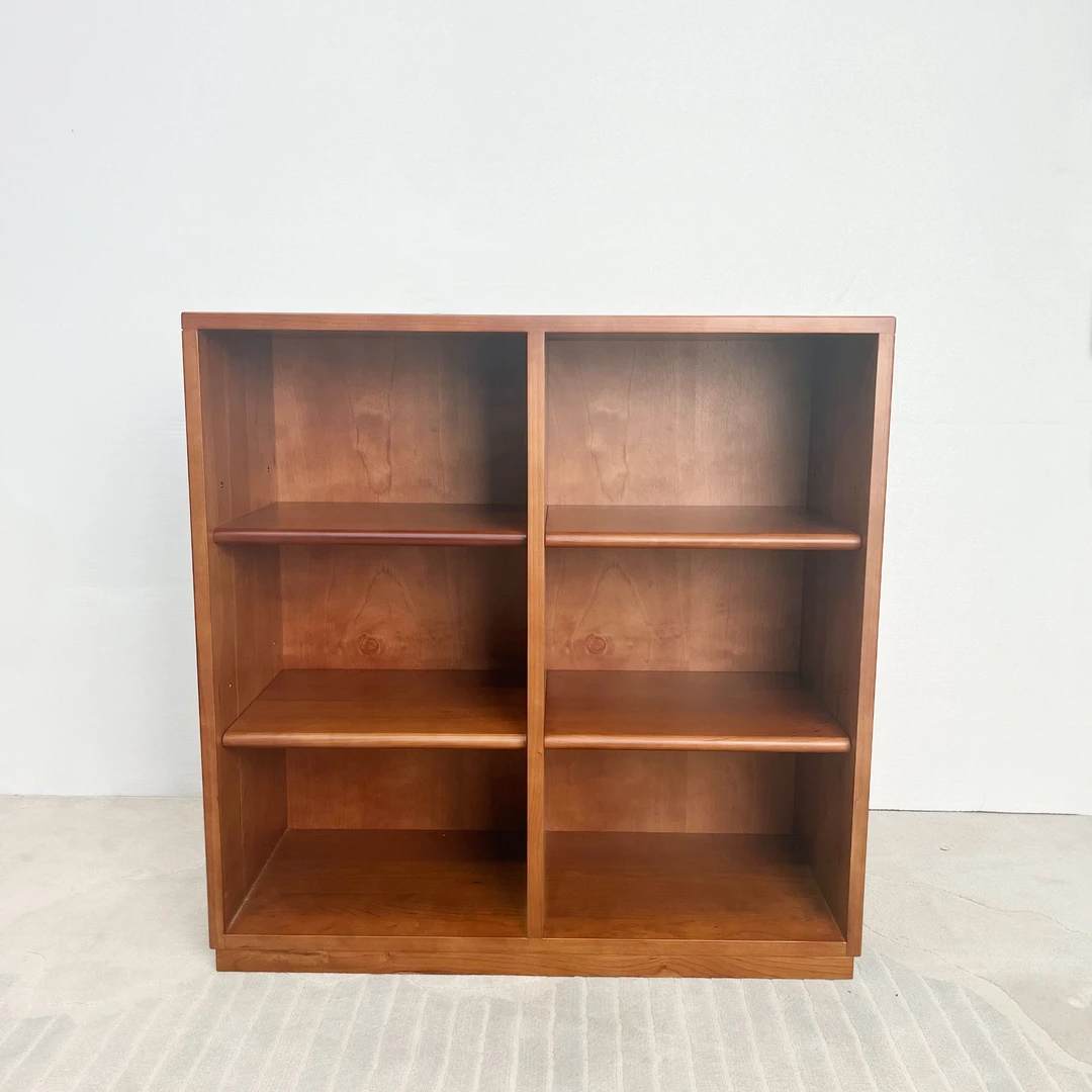 DS-Y531-2【中古风】樱桃木全实木展示书柜DIY百搭（750*320*750H）