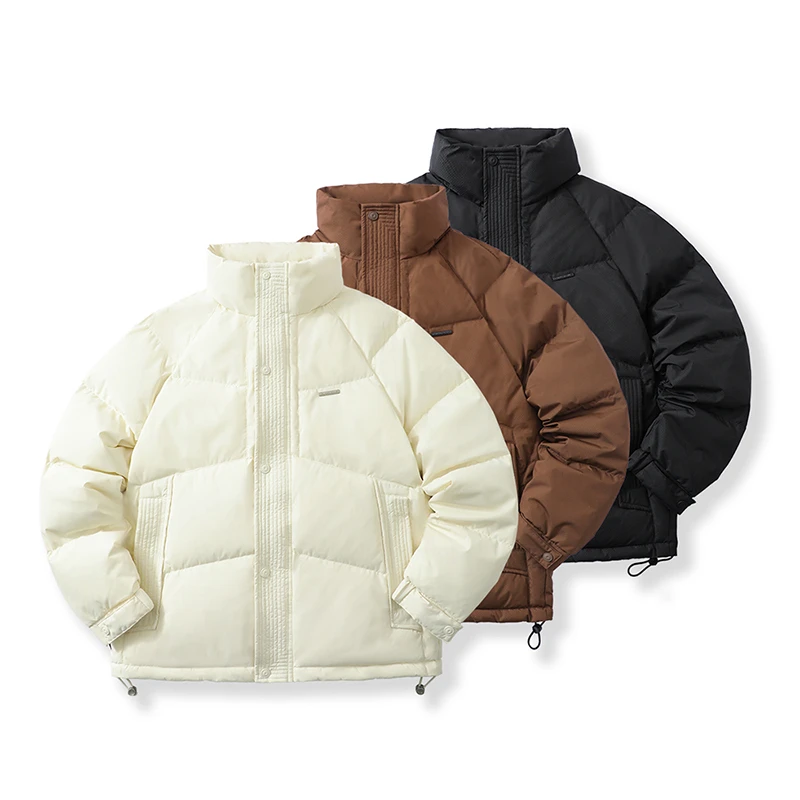 羽绒服男短款加厚保暖立领时尚休闲百搭韩版潮流ins冬季青年外套