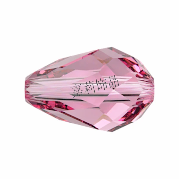 施家★5500水滴通孔·9×6mm通孔散珠饰品配件手工DIY★