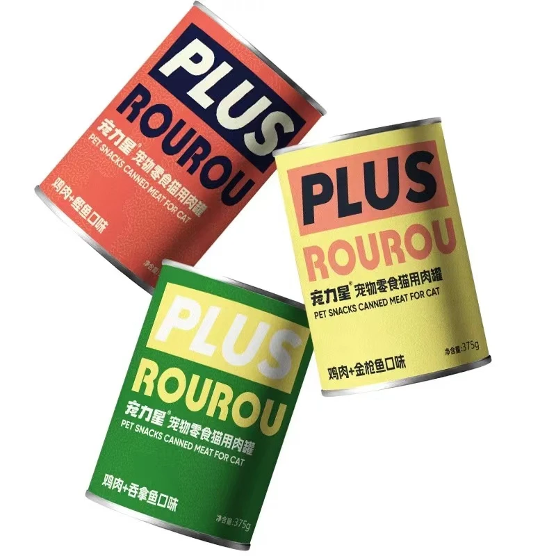 宠力星宠物零食猫用肉罐375g提高免疫 营养加倍