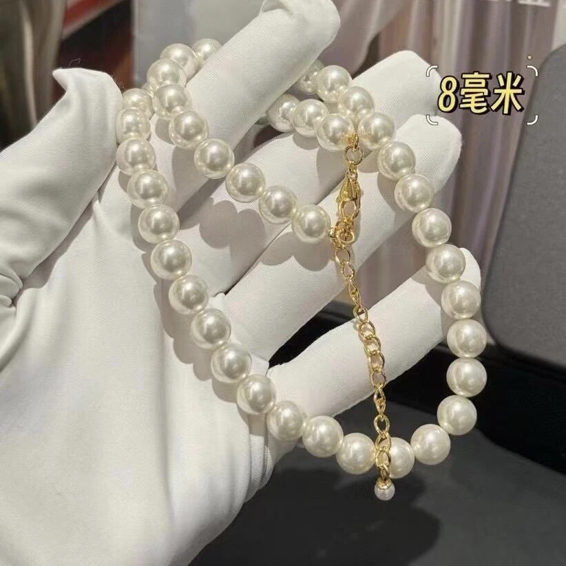 非金属仿珍珠项链 【金秀秀】【粗】【深圳出品】1514轻奢气质百搭项链
