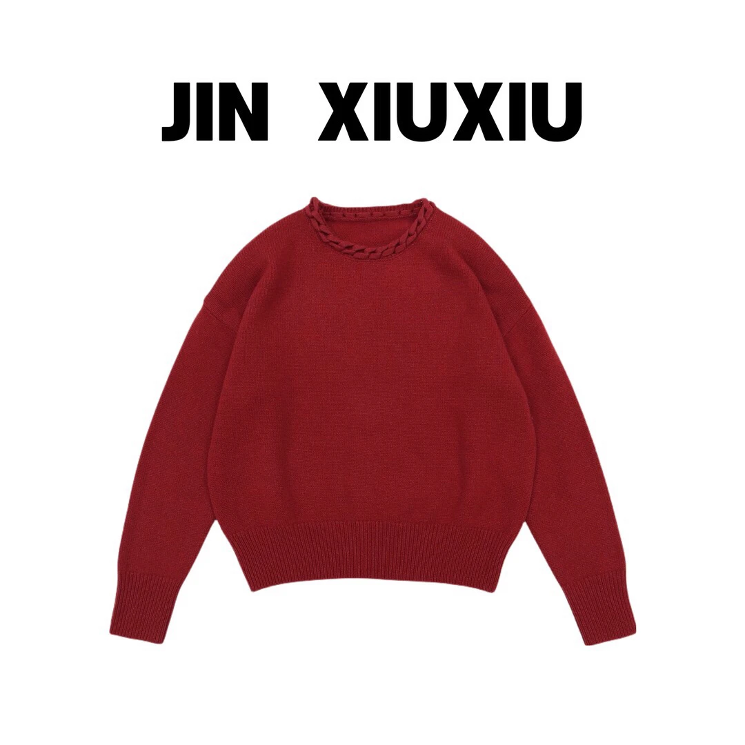 【金秀秀】090韩国东大门新款针织衫女装上衣