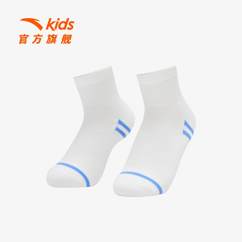 吸汗透气中袜 安踏儿童透气舒适吸汗防臭舒适运动392337313