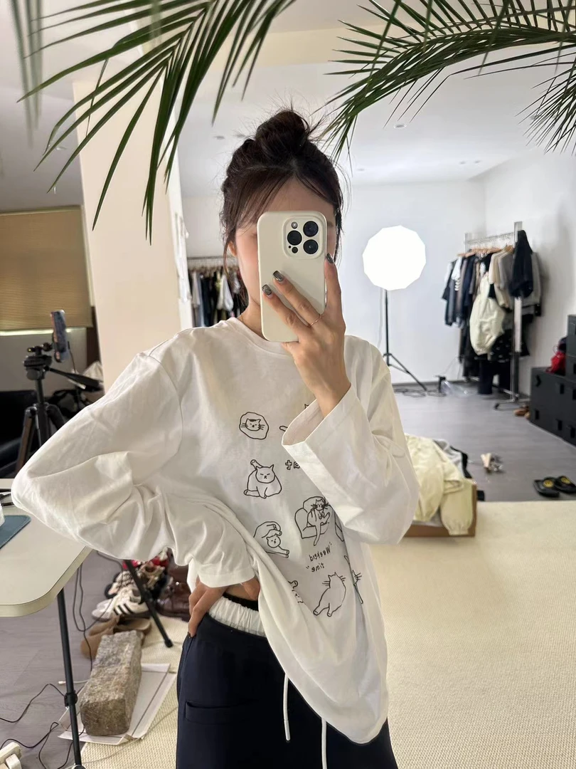 【猫咪T】百搭简约休闲T
