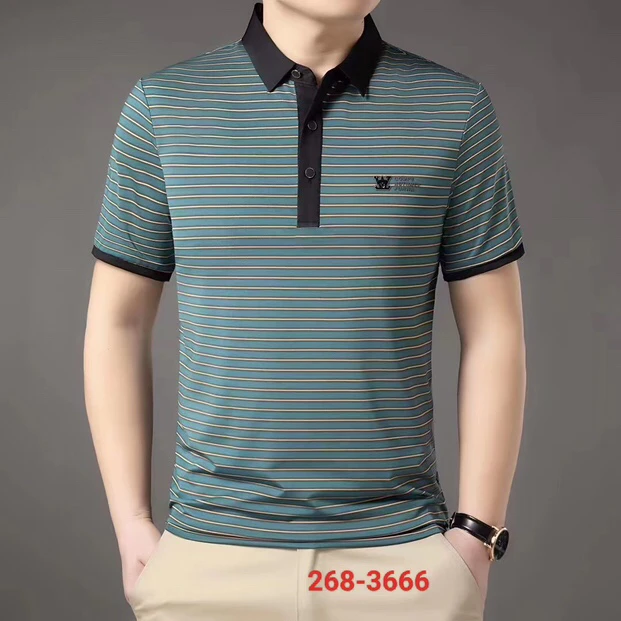 豪仕尊爵夏季方领T恤268-3666