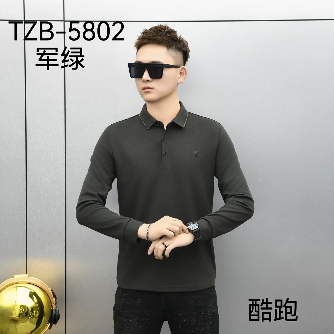 豪仕尊爵男装新品T恤5802长袖