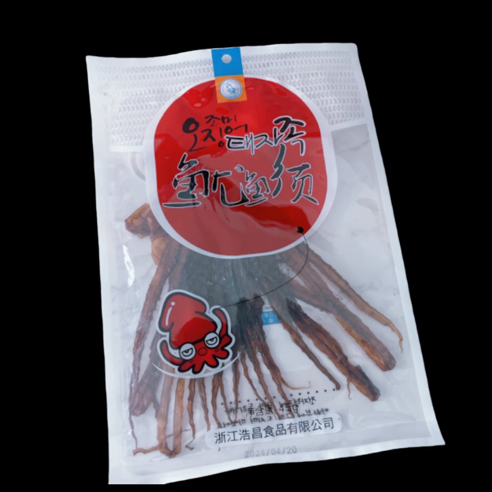 韩式鱿鱼须爪食用鱿鱼须耐吃即食营养鱿鱼足碳烤味鱿鱼须零食45g