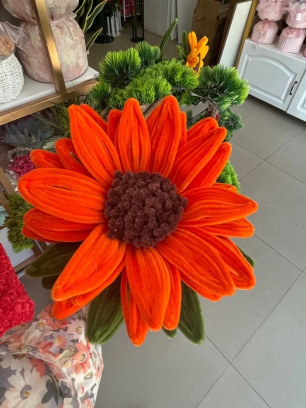 沉默的爱（扭扭棒单支大向日葵）