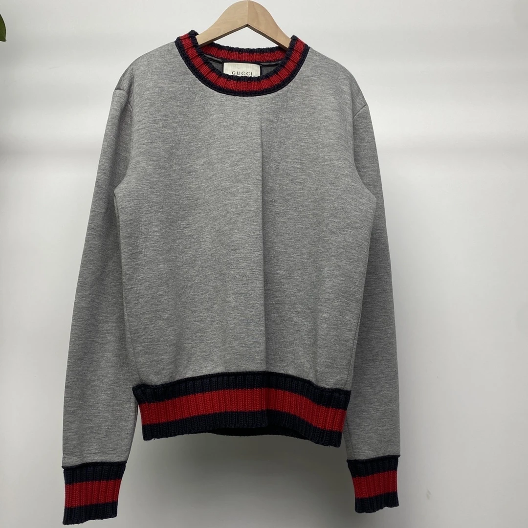 9成新 Gucci古驰太空棉套头卫衣s码 403239x6457