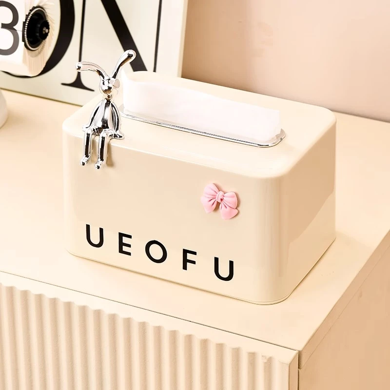 高颜值纸巾盒客厅高档轻奢风家用创意抽纸盒茶几收纳盒餐巾纸盒子