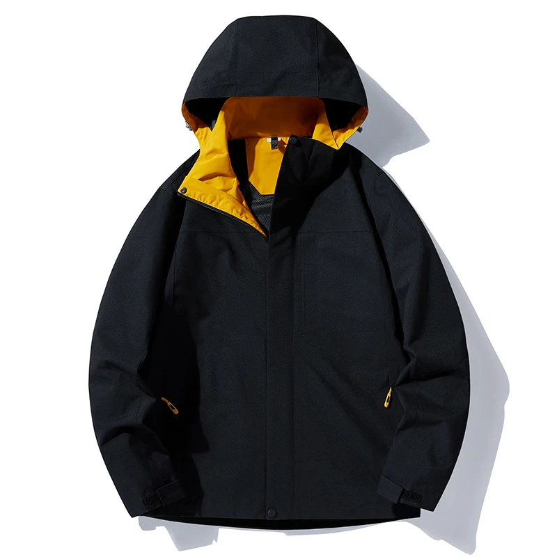 户外冲锋衣男春秋薄款防风防水登山服女外套潮