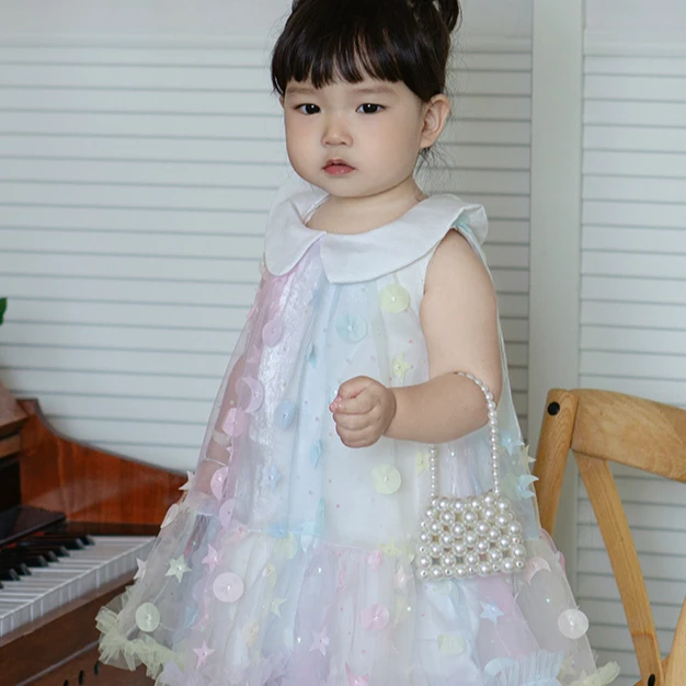 精选女宝裙子儿童夏季洋气连衣裙夏款女孩小童宝宝纱裙女童裙子
