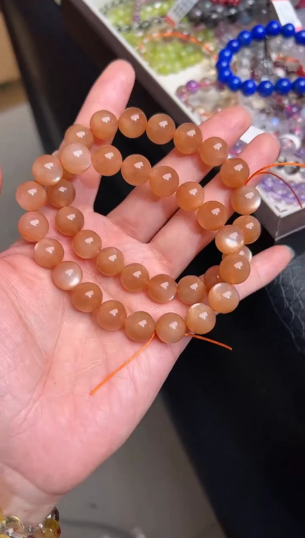 【闪购商品】日光石手链未镶嵌橙月光10m+