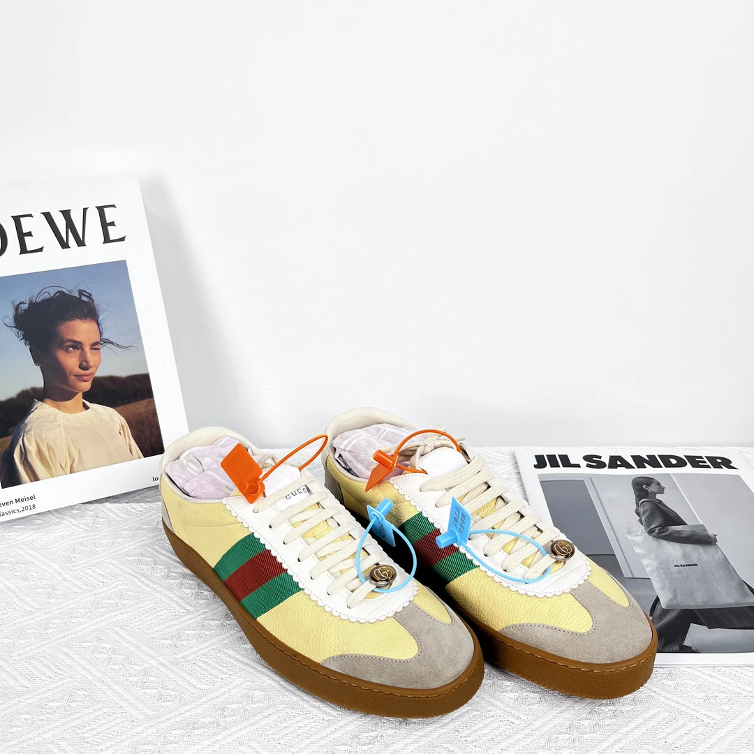 全新 Gucci 德训棕绿 9.5码 配盒 公价5500 HZ7863