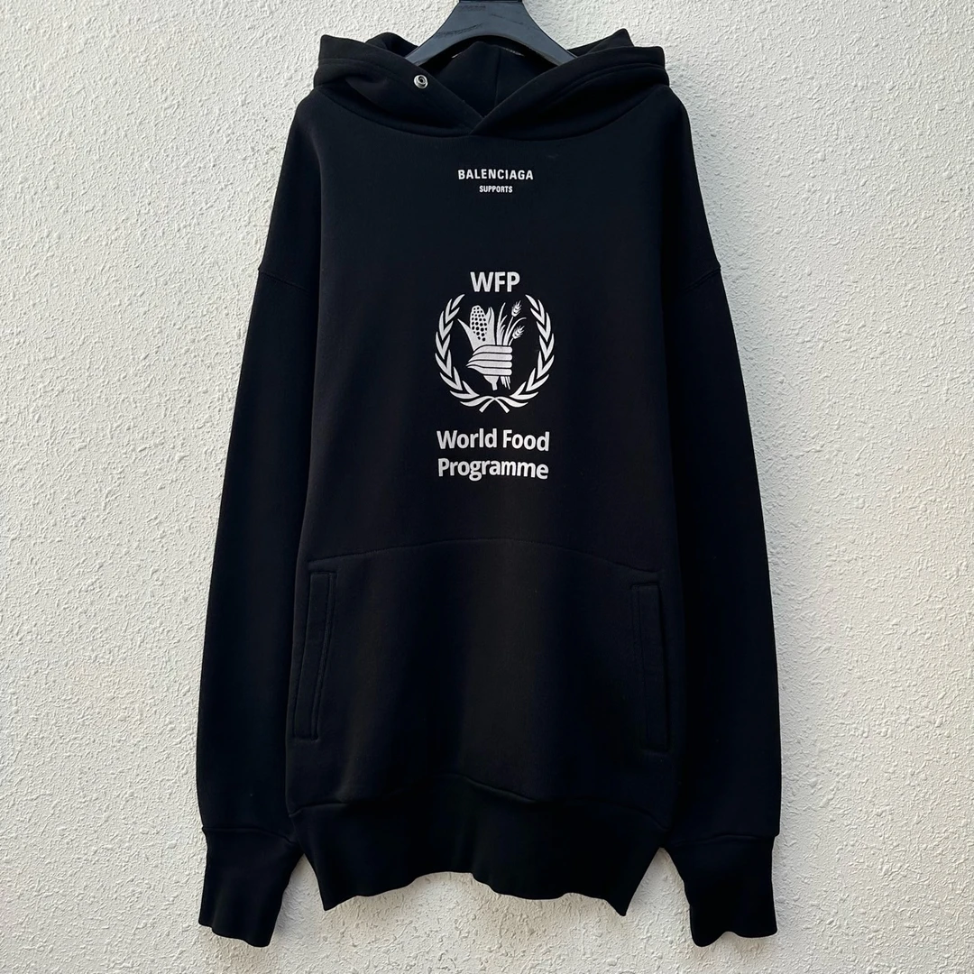 Balenciaga 巴黎世家 Wfp 粮食署帽衫 DY4959 尺码/S 成色/新同