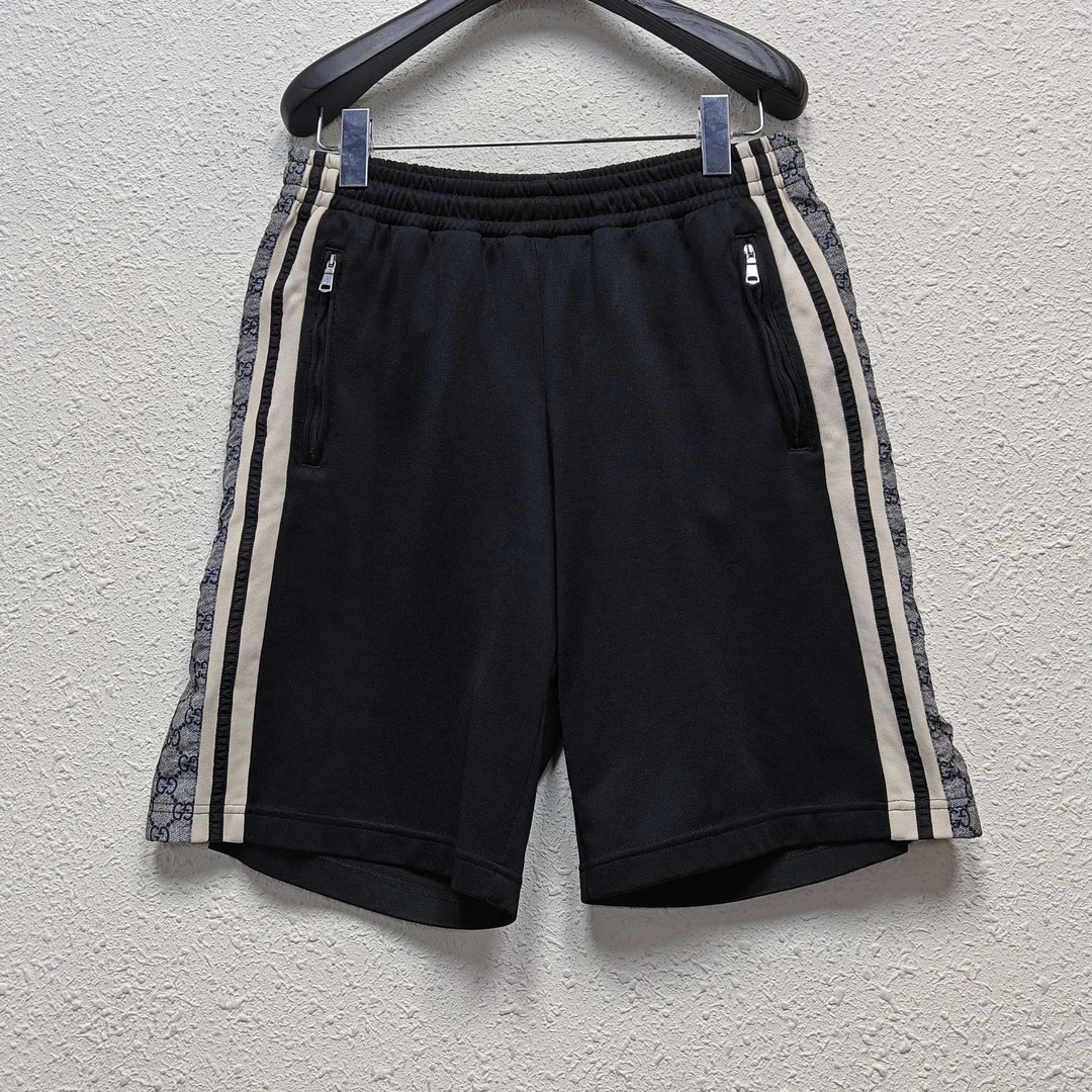 GUCCI 古驰 蛇纹老花 串标Logo短裤 尺码/S 成色/98 YH14058