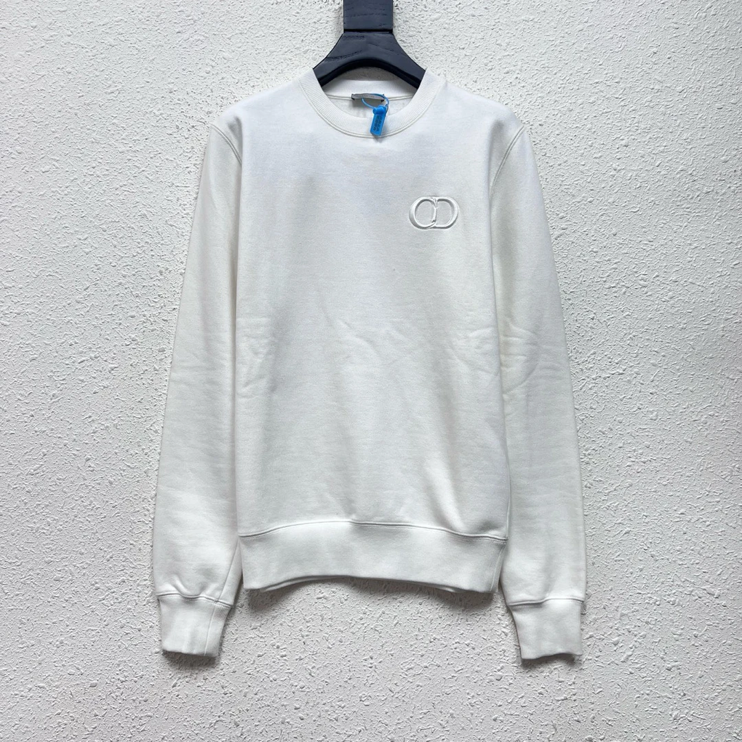 DIOR CD 刺绣 白色卫衣 内里加绒 尺码/XS 成色/全新带吊 HZ6873