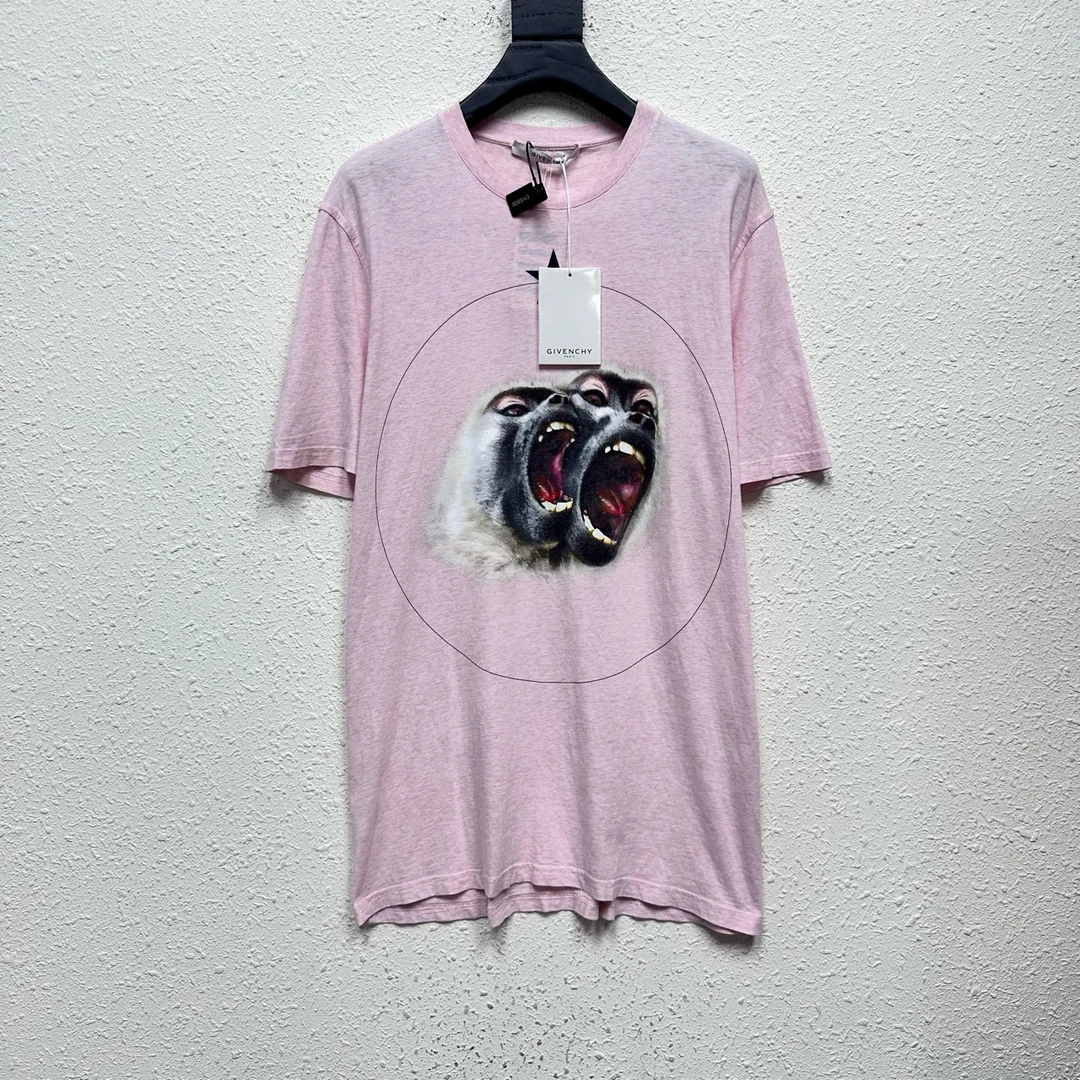 Givenchy 纪梵希 搞基猴藕灰色短袖 尺码/XS成色/全新带吊 DY6808