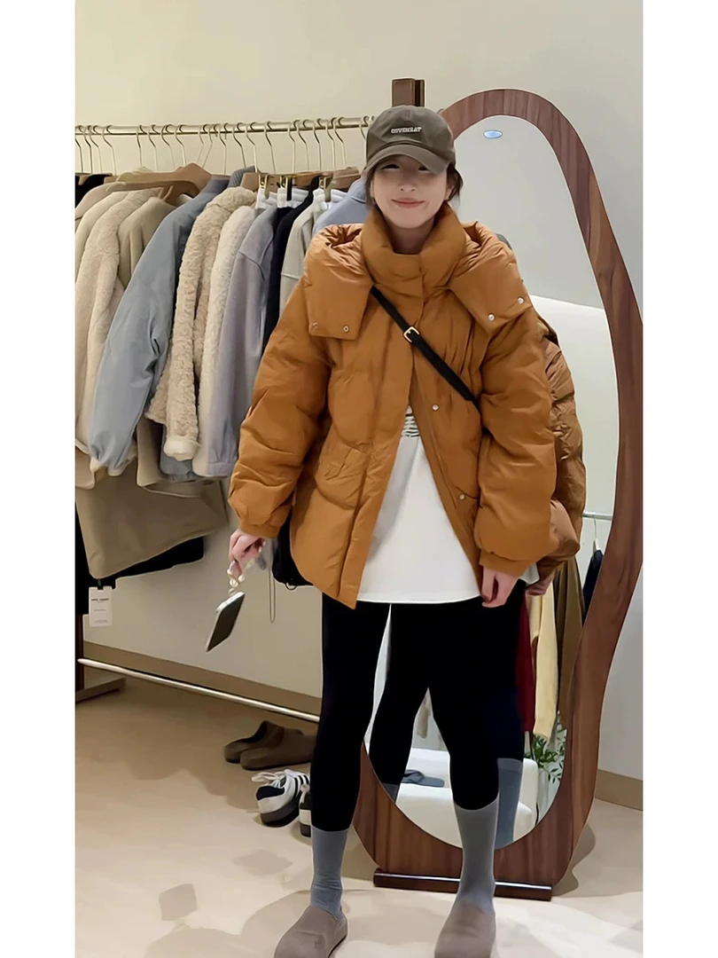 新疆包邮“松露巧克力”C808#赔钱清货no退 连帽短款棉服（衣长68）