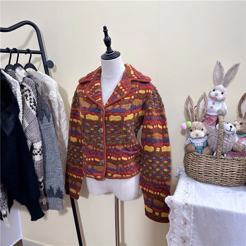 酷酷古着 Vingtage 孤品日系毛衣