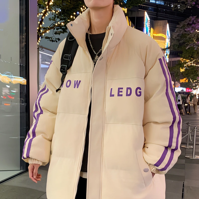 情侣棉服百搭大码爆款2025新款正品立领棉服男士时尚酷帅潮流外套