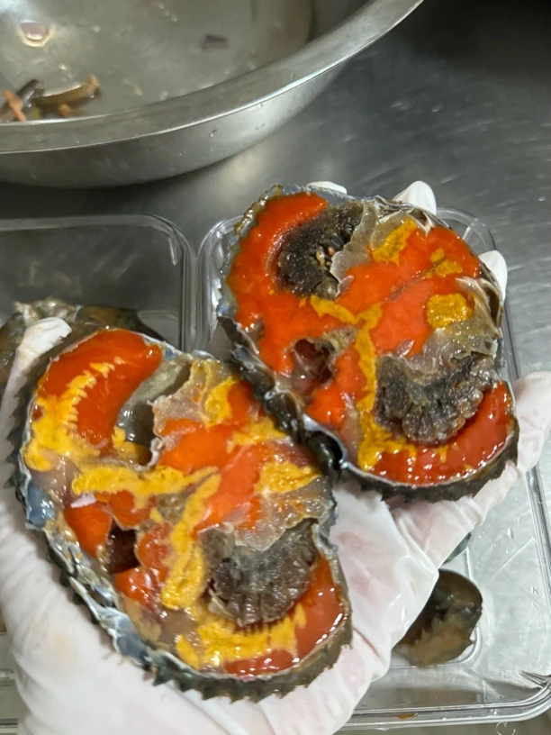 小斧头鱼宁波酱青蟹生腌红膏青蟹