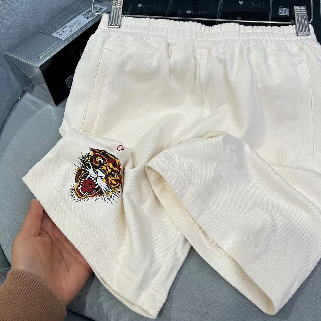 L-9 EH潮牌男女同款虎头印花休闲短裤 SK167