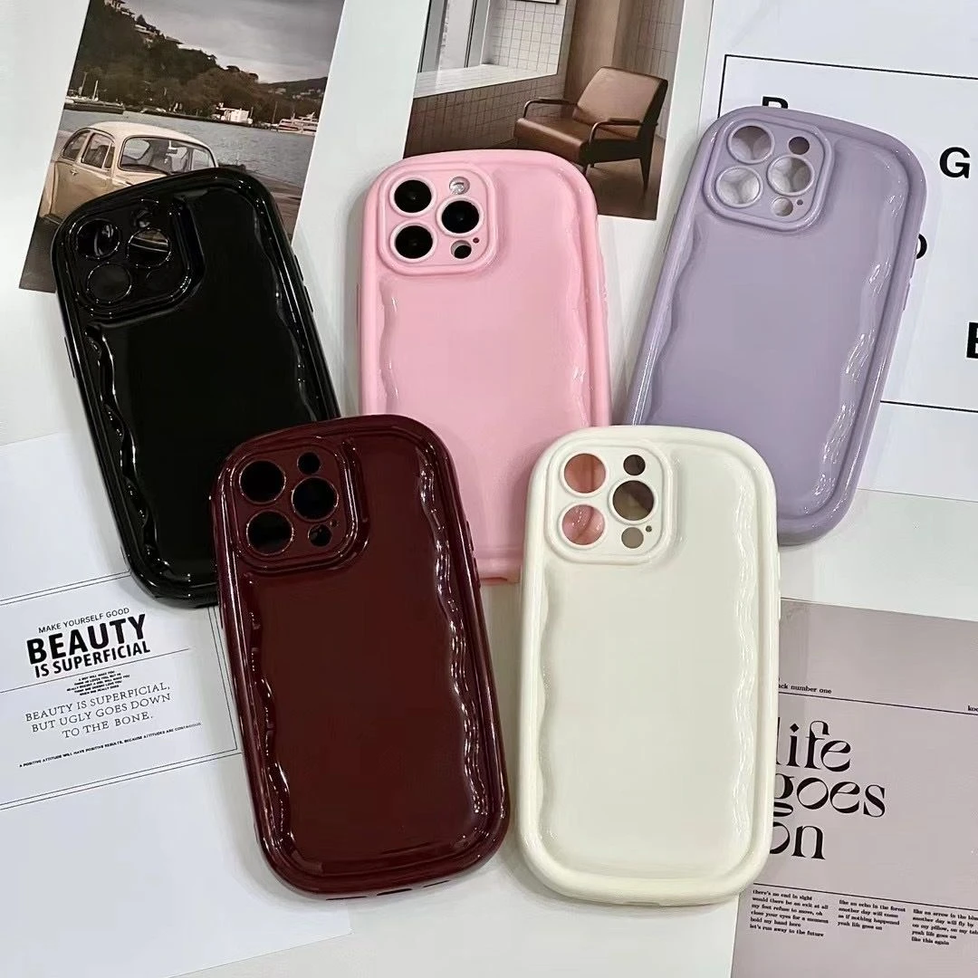 ins简约纯色肥皂壳苹果15手机壳iPhone14promax硅胶11/12新款13女