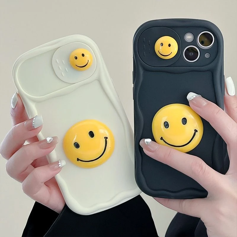 推拉窗简约笑脸iPhone14promax苹果13pro手机壳11全包14pro女12软