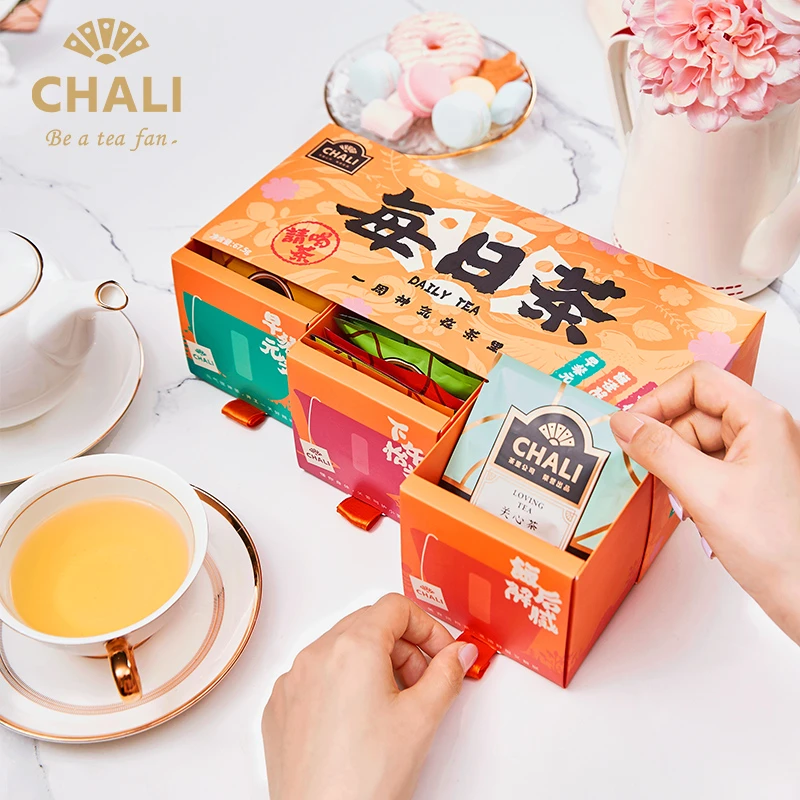 【直播】每日茶礼盒21袋多口味冲泡花茶果茶养生茶组合装办公送礼