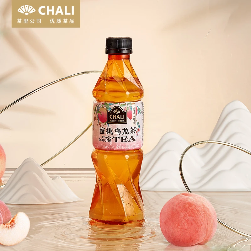 【果味瓶装茶系列】CHALI 柠檬鸭屎香/蜜桃乌龙/菠萝白茶瓶装茶饮料