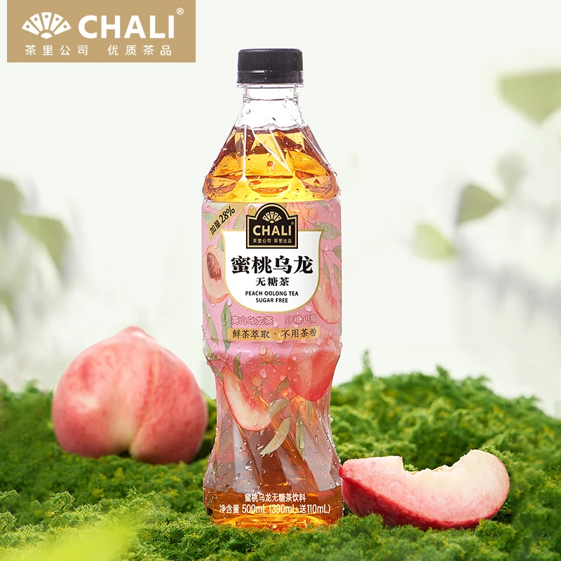 【蜜桃乌龙瓶装茶】CHALI鲜萃果茶蜜桃乌龙茶即饮清爽果汁茶饮料