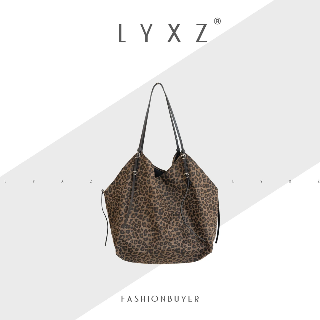 LYXZ秋季新款高街潮流时尚内布包豹纹单肩斜挎包73491