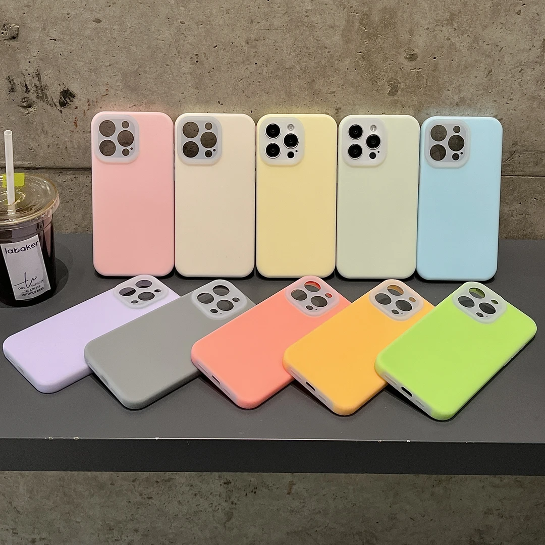 适用苹果16promax手机壳果冻液态硅胶iphone15磁吸14全包13防摔12