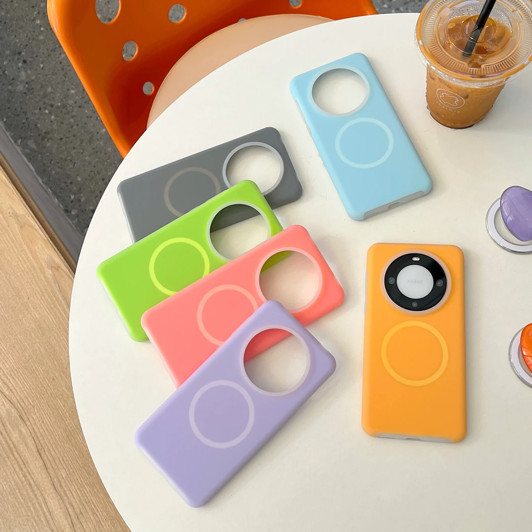 适用华为mate70pro手机壳果冻液态硅胶防摔pura80磁吸荣耀magic7