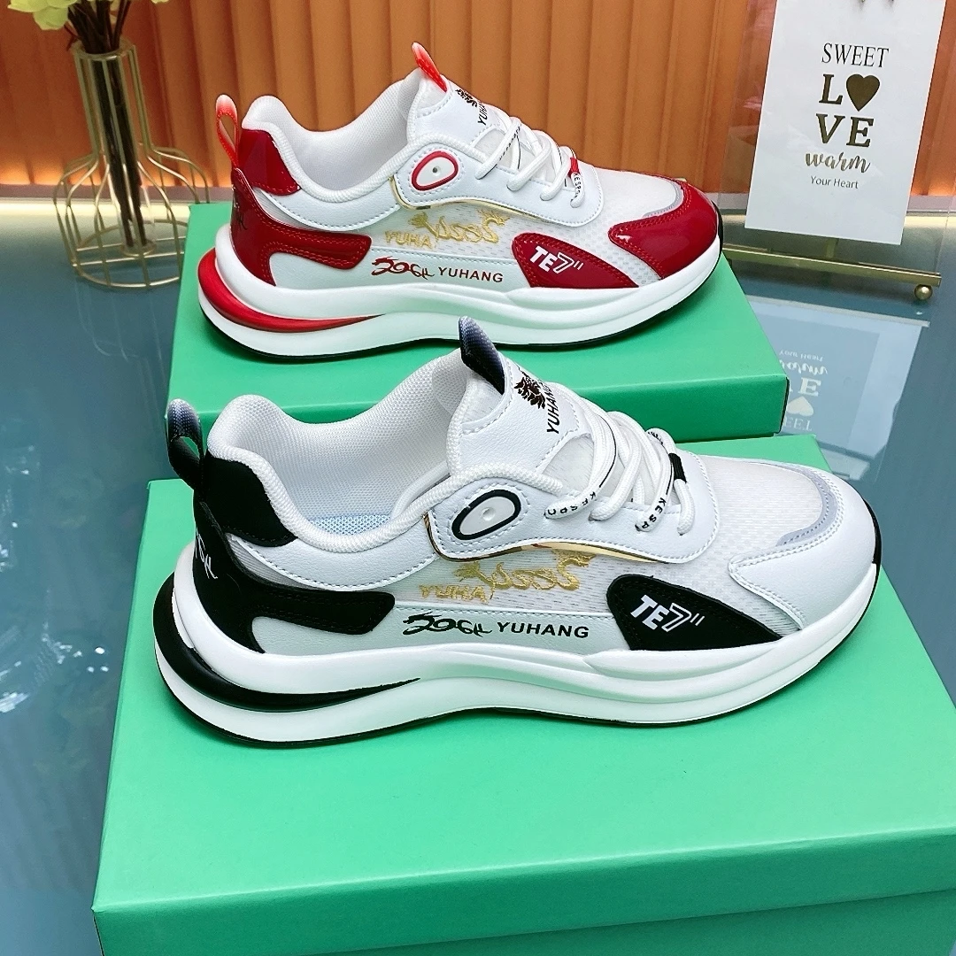 2024新款[新网]春夏透气软底潮鞋刺绣男女同款情侣百搭休闲鞋8006