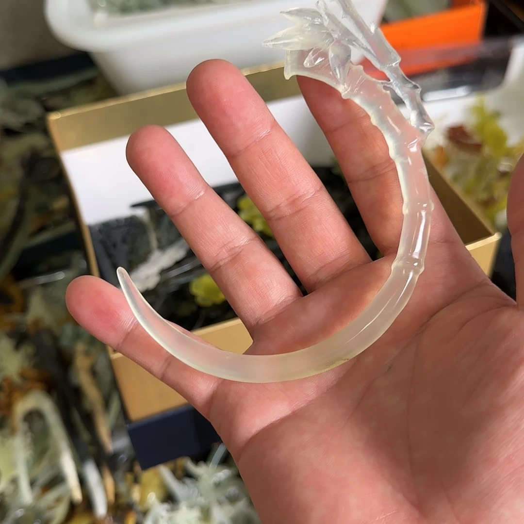 岫玉发饰未镶嵌岫玉发簪就是好看