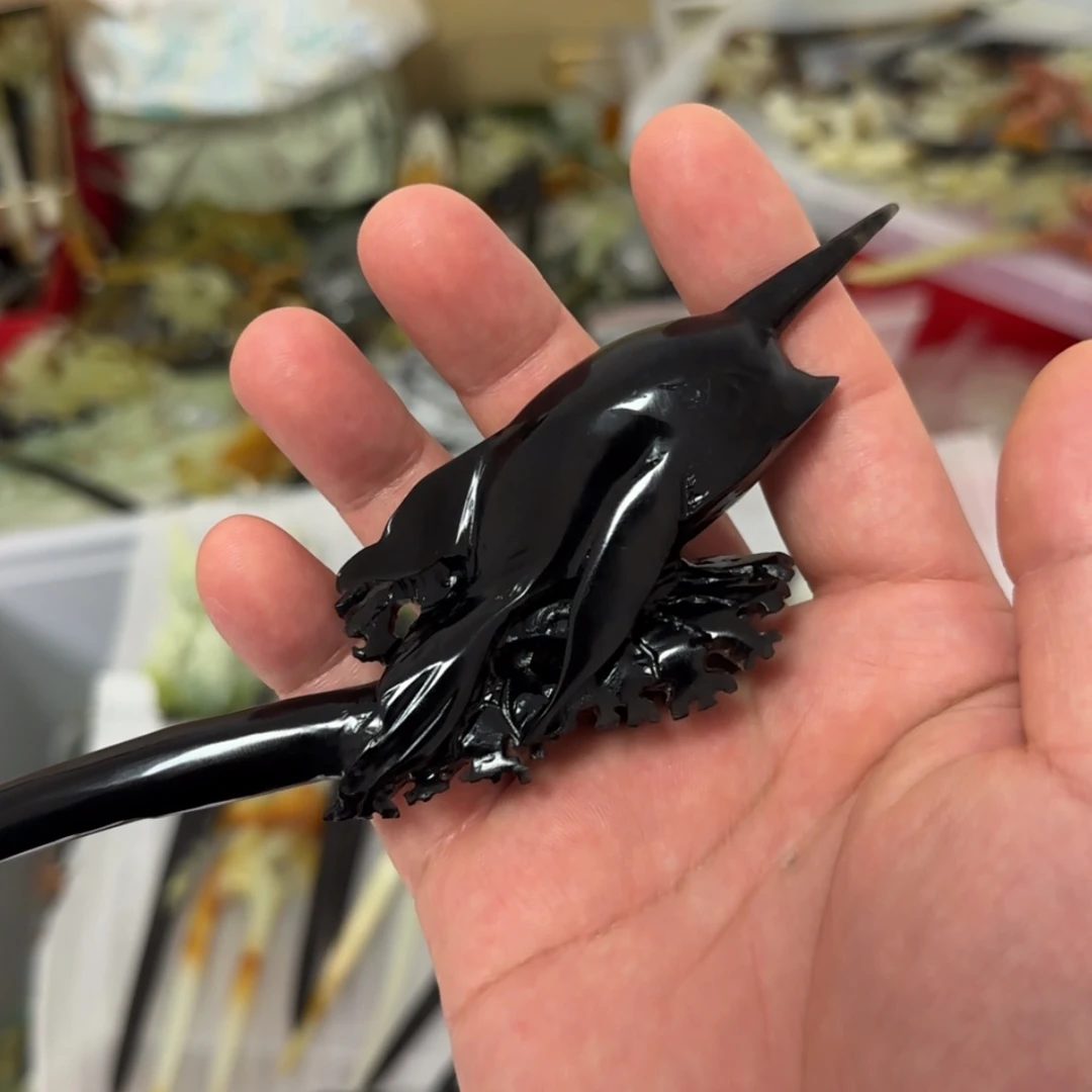 【闪购商品】岫玉发饰未镶嵌天