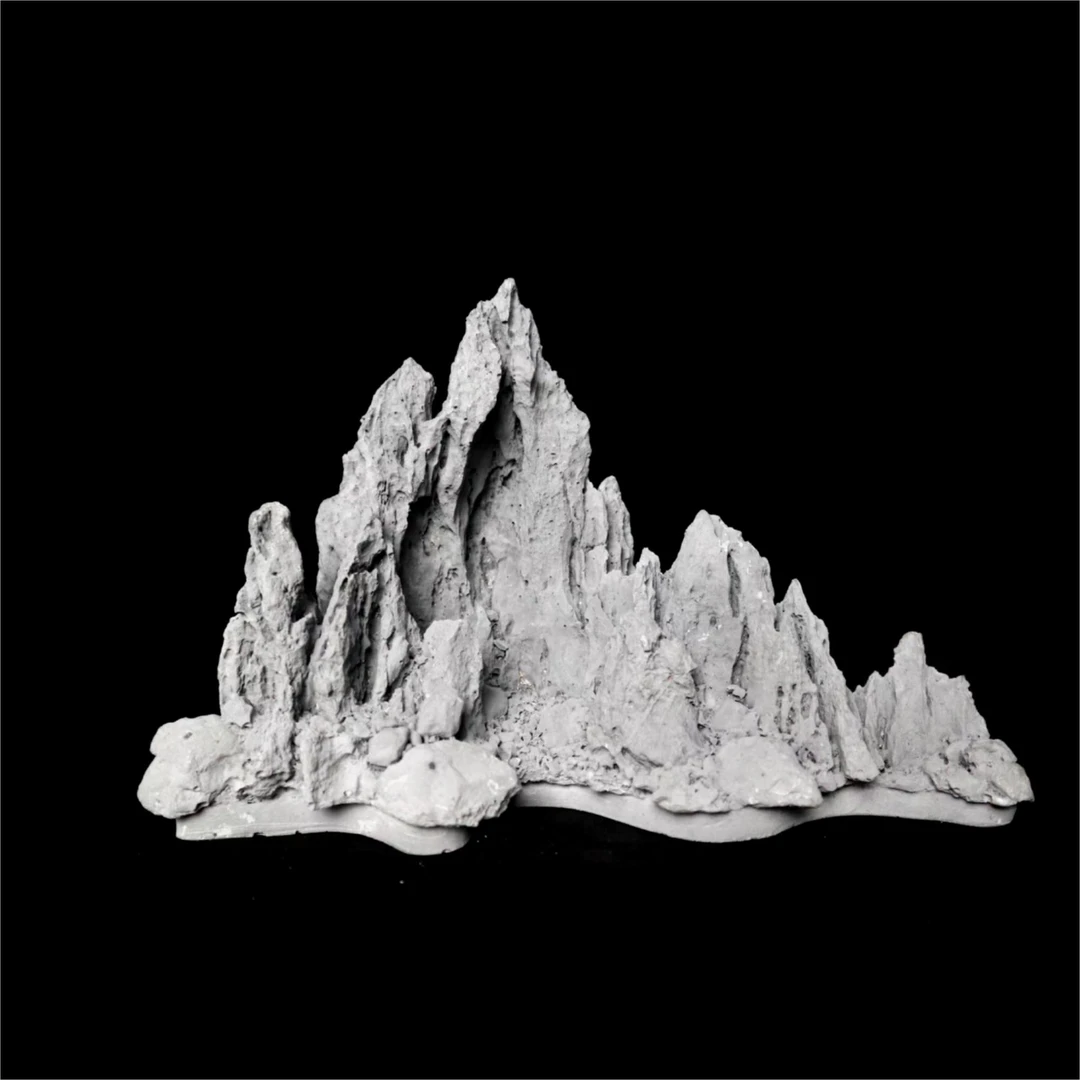 【山界】新品30*15*18.5cm桌面小景观水陆水草缸自然景观新宠