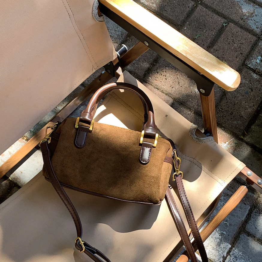 工装时尚秋冬女包包洋气百搭手提包休闲气质单肩斜挎包小挎包小包