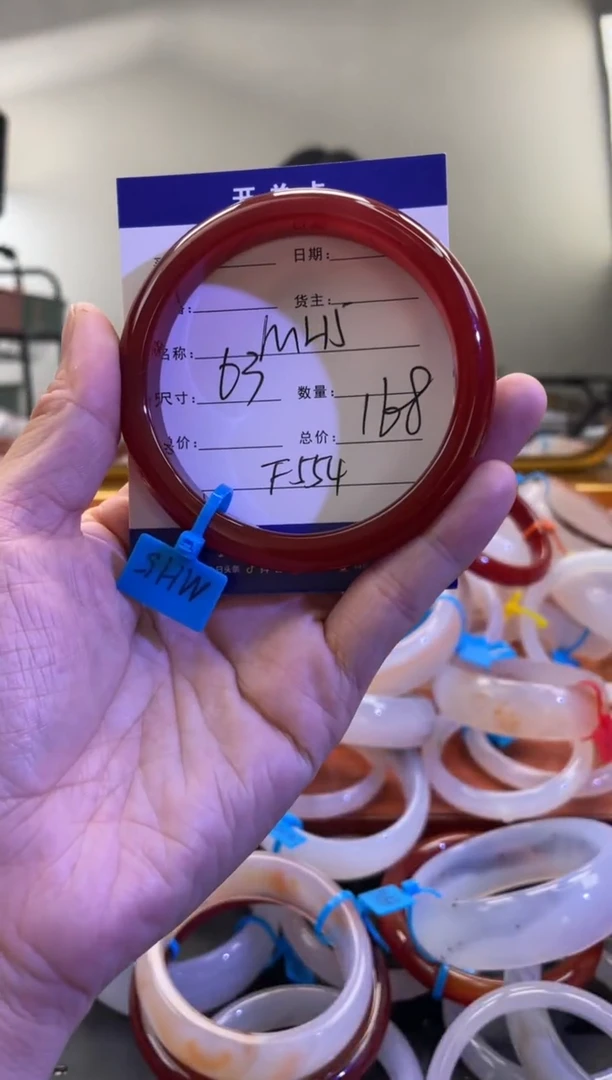 【闪购商品】玛瑙/玉髓手镯未镶嵌F554-MH5