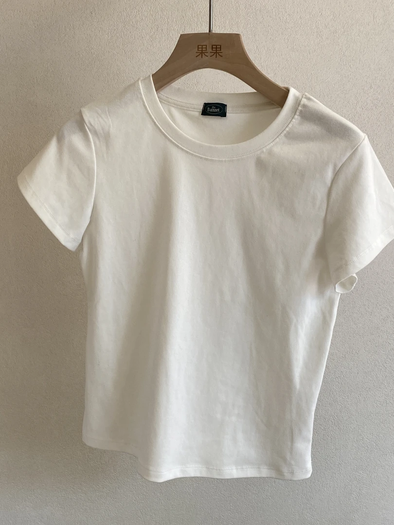 春夏时尚休闲百搭半袖气质短款