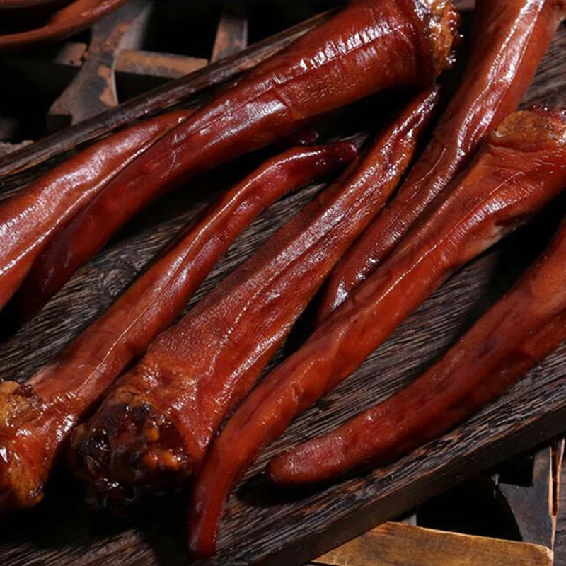 【高端腊货】四川柴火烟熏腊猪尾巴柏树枝腌肉熏腊肉农家腊味下酒菜