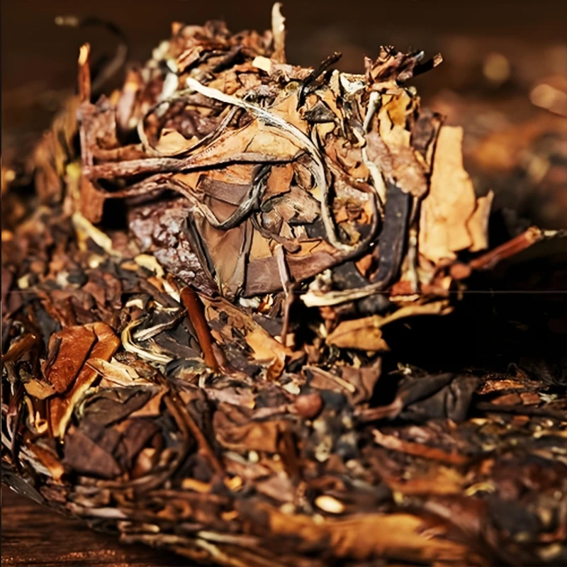 福鼎白茶-2017松压寿眉500克原封源码配礼袋（微瑕磕碰）