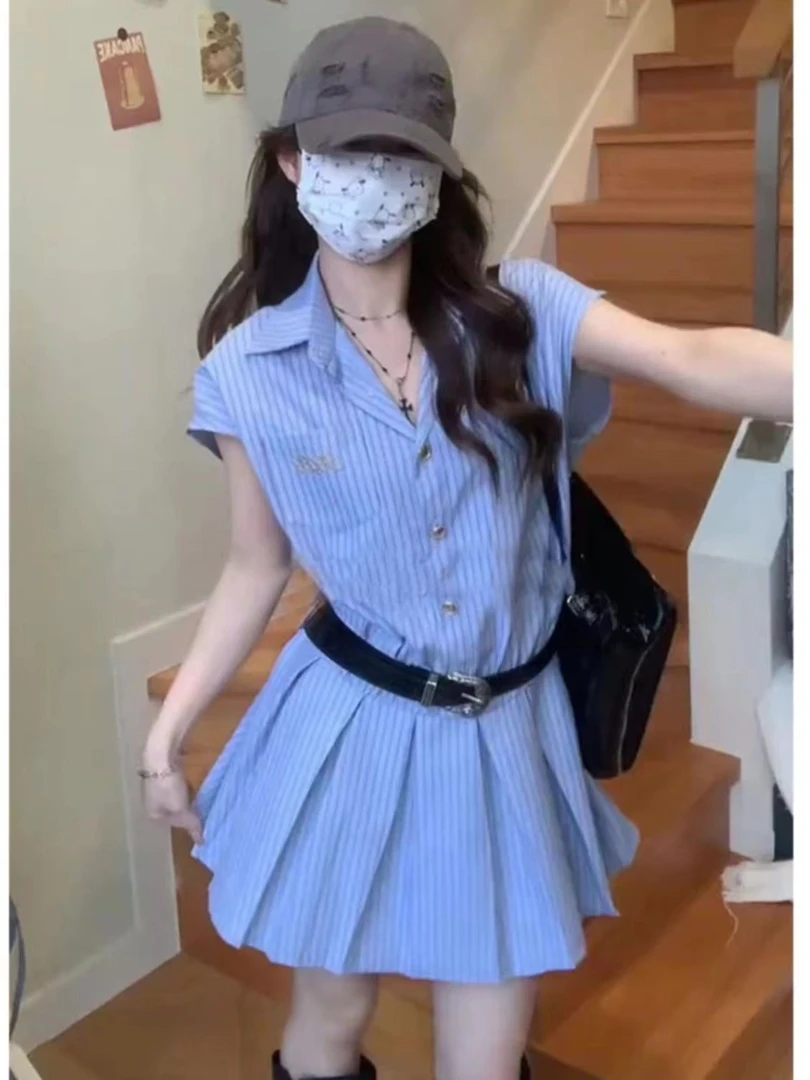 连衣裙显瘦秋夏季学院风气质甜美小众：