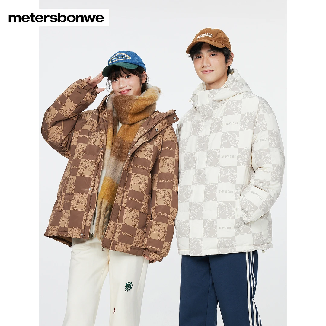 美特斯邦威男款连帽羽绒服保暖宽松百搭男士加厚秋冬外套738338