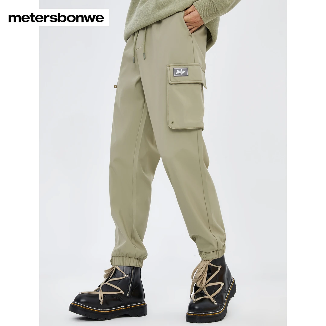 美特斯邦威休闲长裤男士冬季百搭运动简约时尚男款简约裤子755219