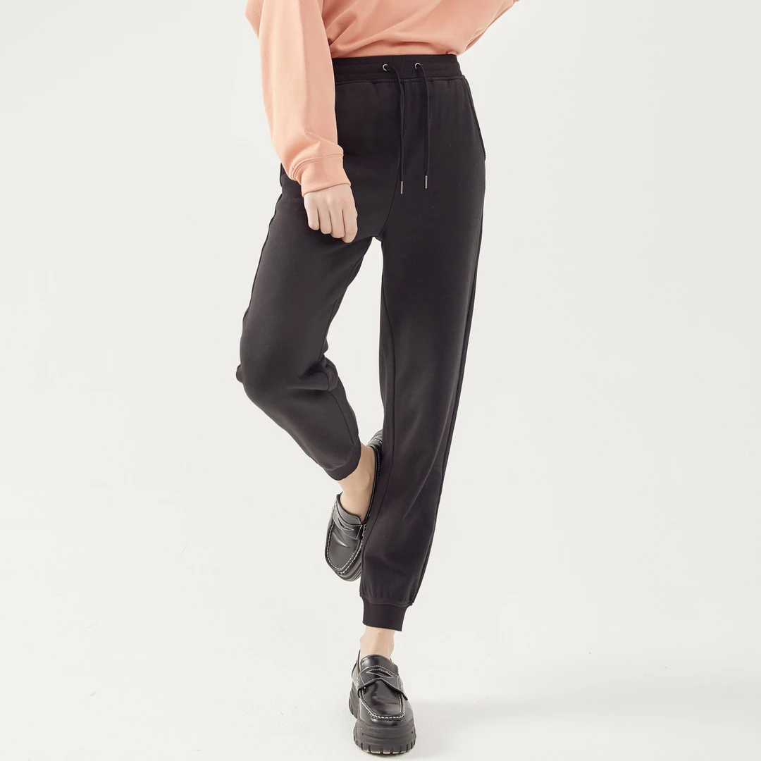 美特斯邦威休闲裤女秋冬新款韩版显瘦时尚运动通勤束脚裤子249913